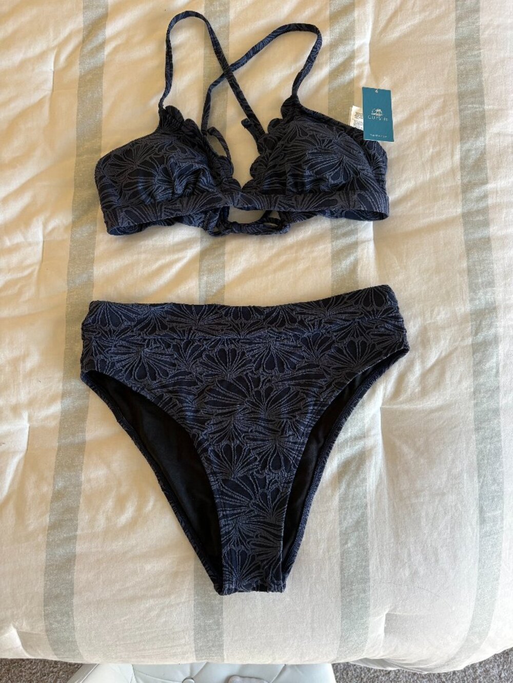 Navy Cupshe Bikini (NWT!)